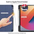 iPad Pro 12.9 2020/2021/2022 Dux Ducis Domo Tri-Fold Smart Folio-etui - Blå