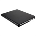 iPad Pro 12.9 2021/2022/Air 13 (2024) 360 Roterende Folio-etui - Svart