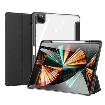 iPad Pro 12.9 2022/2021/2020/2018 Dux Ducis Toby Tri-Fold Smart Folio-etui - Svart
