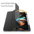 iPad Pro 12.9 2022/2021/2020/2018 Dux Ducis Toby Tri-Fold Smart Folio-etui - Svart