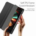 iPad Pro 12.9 2022/2021/2020/2018 Dux Ducis Toby Tri-Fold Smart Folio-etui - Svart
