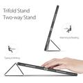iPad Pro 12.9 2022/2021/2020/2018 Dux Ducis Toby Tri-Fold Smart Folio-etui - Svart