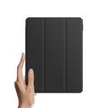 iPad Pro 12.9 2022/2021/2020/2018 Dux Ducis Toby Tri-Fold Smart Folio-etui - Svart