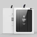 iPad Pro 12.9 2022/2021/2020/2018 Dux Ducis Toby Tri-Fold Smart Folio-etui - Svart