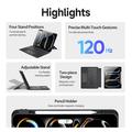 iPad Pro 13 2024/2025 Dux Ducis DK Bluetooth-tastaturveske - svart