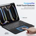 iPad Pro 13 2024/2025 Dux Ducis DK Bluetooth-tastaturveske - svart