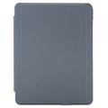 iPad Pro 13 2024/2025 K09 Magnetisk læretui med tastatur og berøringsplate - svart