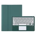 iPad Pro 13 2024/2025 Etui med Bluetooth-tastatur - Mørkegrønn