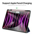 iPad Pro 13 2024/2025 Dux Ducis Domo Tri-Fold Smart Folio-etui - Blå