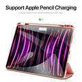 iPad Pro 13 2024/2025 Dux Ducis Domo Tri-Fold Smart Folio-etui - Rosa