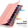 iPad Pro 13 2024/2025 Dux Ducis Domo Tri-Fold Smart Folio-etui - Rosa