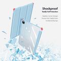 iPad Pro 13 2024/2025 Dux Ducis Toby Tri-Fold Smart Folio-etui - Baby Blå