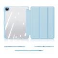 iPad Pro 13 2024/2025 Dux Ducis Toby Tri-Fold Smart Folio-etui - Baby Blå