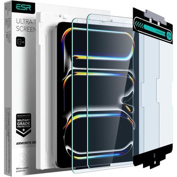 iPad Pro 13 2024/2025 ESR Armorite skjermbeskytter i herdet glass - 9H, 0.3mm - 2 stk.