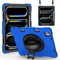 iPad Pro 13 2024/2025 Heavy Duty 360 Deksel med Håndrem - Blå