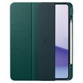 iPad Pro 13 2024/2025 Spigen Urban Fit Smart Folio-deksel - Mørkegrønn