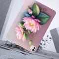 iPad Pro 13 2024/2025 Stilig Ultra-Slim TPU-deksel - Rose blomst