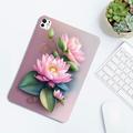 iPad Pro 13 2024/2025 Stilig Ultra-Slim TPU-deksel - Rose blomst