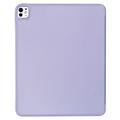 iPad Pro 13 2024/2025 Tech-Protect SmartCase Pen Tri-Fold Folio-deksel - Violet
