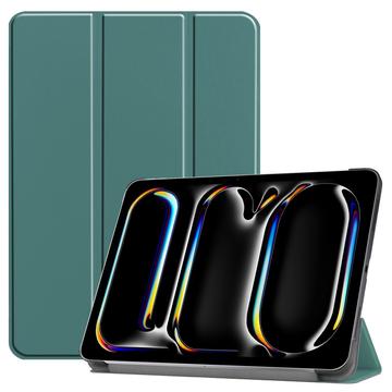 iPad Pro 13 2024/2025 Tri-Fold Series Smart Folio-etui - Grønn