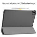 iPad Pro 13 2024/2025 Tri-Fold Series Smart Folio-etui - Grå
