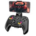 iPega PG-9115 Trådløs spillkontroller med RGB - Android/iOS/PC/PS4/PS3/Switch - Svart