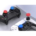 iPega PG-P5029 Silikon tommelhetter for PS5/PS4 - 4 stk. - Rød/blå