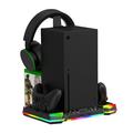 iPega PG-XBX025S Multifunksjonelt ladestativ med kjøler og RGB for Xbox - Svart