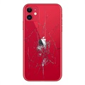 iPhone 11 Bakdeksel reparasjon - Kun Glass - Rød