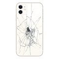 iPhone 11 Bakdeksel reparasjon - Kun Glass - Hvit