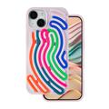iPhone 11 DIY slangesilikon-deksel med fargede snorer
