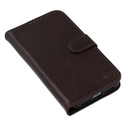 iPhone 11 MyTPhone CardMate lommebokveske i lær - mørkebrun