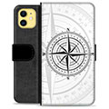 iPhone 11 Premium Lommebok-deksel - Kompass
