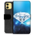 iPhone 11 Premium Lommebok-deksel - Diamant
