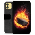 iPhone 11 Premium Lommebok-deksel - Ishockey