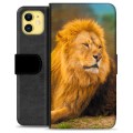 iPhone 11 Premium Lommebok-deksel - Løve