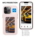 iPhone 11 Pro Max InkZone DIY E-Ink NFC-etui - Rosa