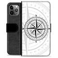 iPhone 11 Pro Max Premium Lommebok-deksel - Kompass