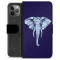 iPhone 11 Pro Max Premium Lommebok-deksel - Elefant