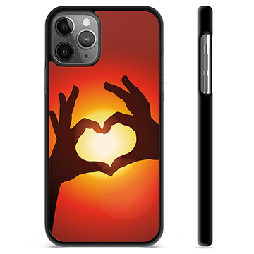 iPhone 11 Pro Max Beskyttelsesdeksel - Hjertesilhuett