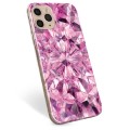 iPhone 11 Pro Max TPU-deksel - Rosa Krystall
