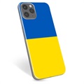 iPhone 11 Pro Max TPU-deksel Ukrainsk flagg - Gul og lyseblå