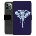 iPhone 11 Pro Premium Lommebok-deksel - Elefant