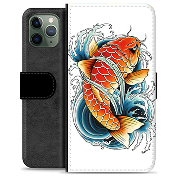 iPhone 11 Pro Premium Lommebok-deksel - Koi Fisk