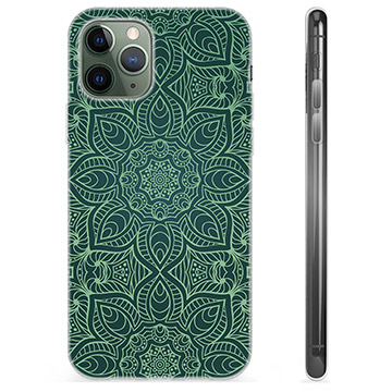 iPhone 11 Pro TPU-deksel - Grønn Mandala