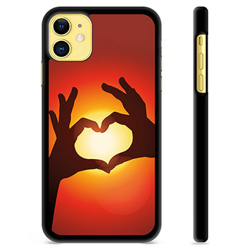 iPhone 11 Beskyttelsesdeksel - Hjertesilhuett