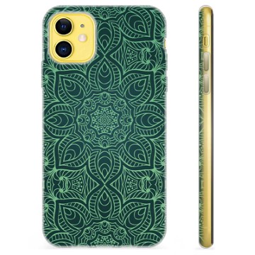 iPhone 11 TPU-deksel - Grønn Mandala