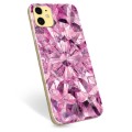 iPhone 11 TPU-deksel - Rosa Krystall