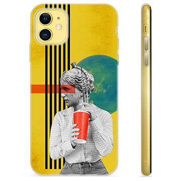 iPhone 11 TPU-deksel - Retro Kunst