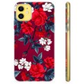 iPhone 11 TPU-deksel - Vintage Blomster